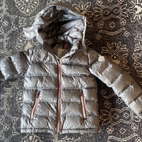 Moncler Other - Moncler Silver Down Detachable Hooded Jacket